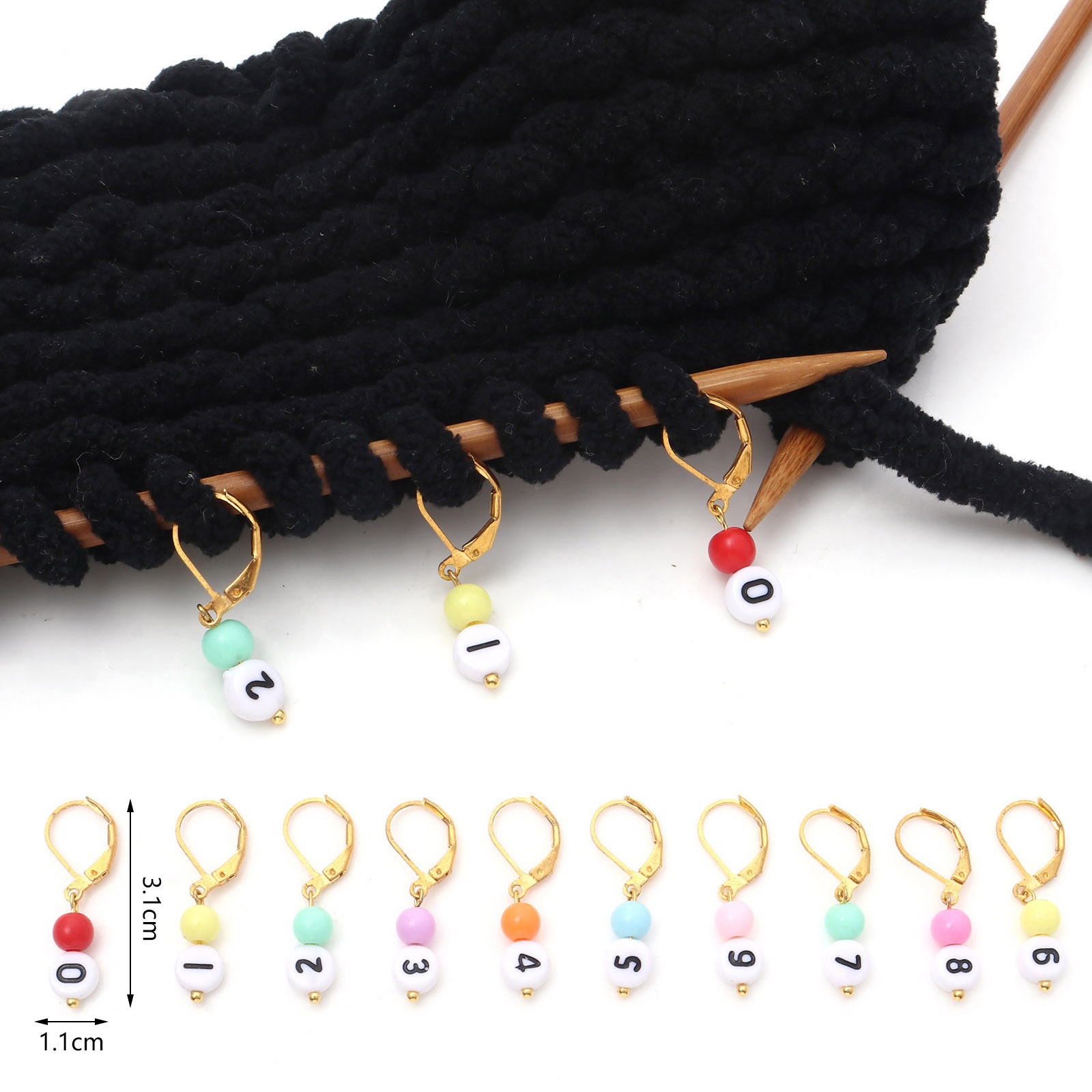 Stitch Marker Ring - 1 takım (10 adet/takım) bakır ve