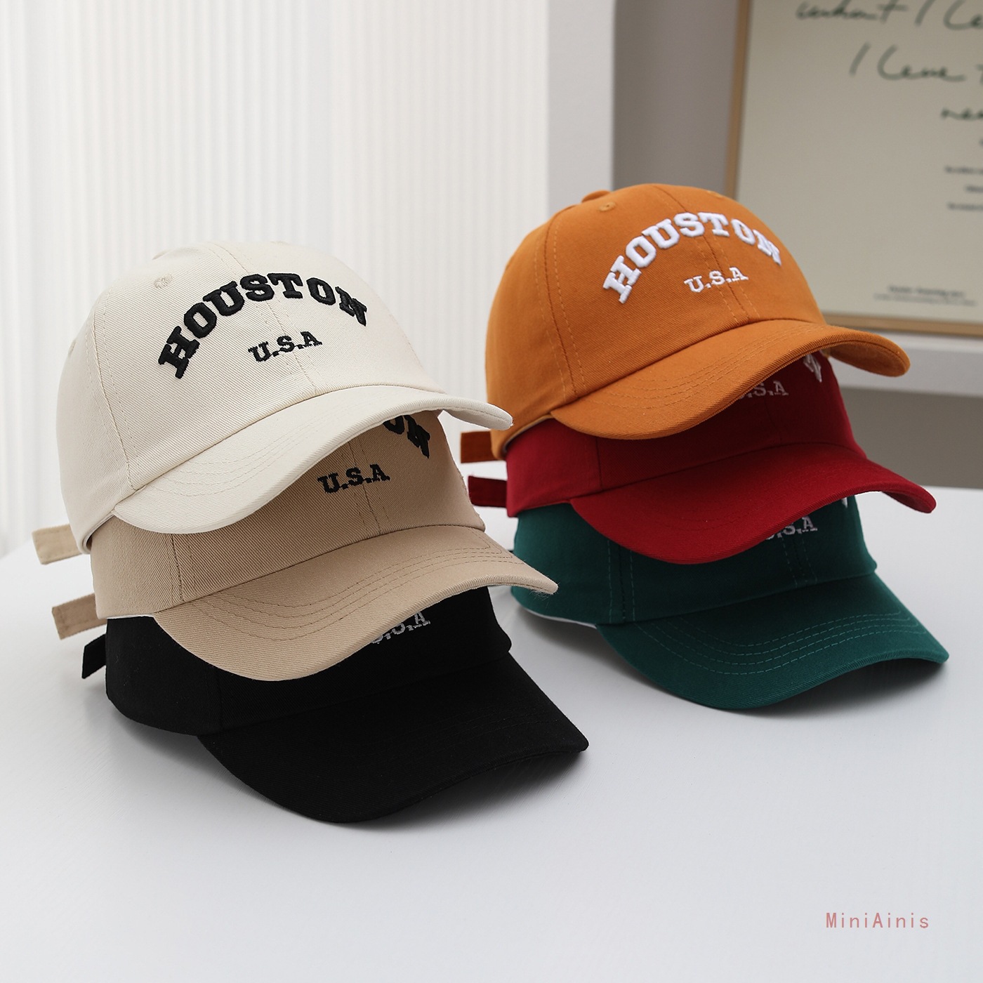 Embroidery Letter - Nakış Harfli Çocuk Beyzbol Şapkası Moda
