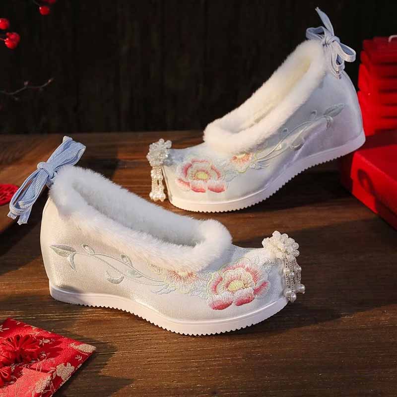 Embroidery Fabric - Kadın Büyük Beden 41 # Hanfu