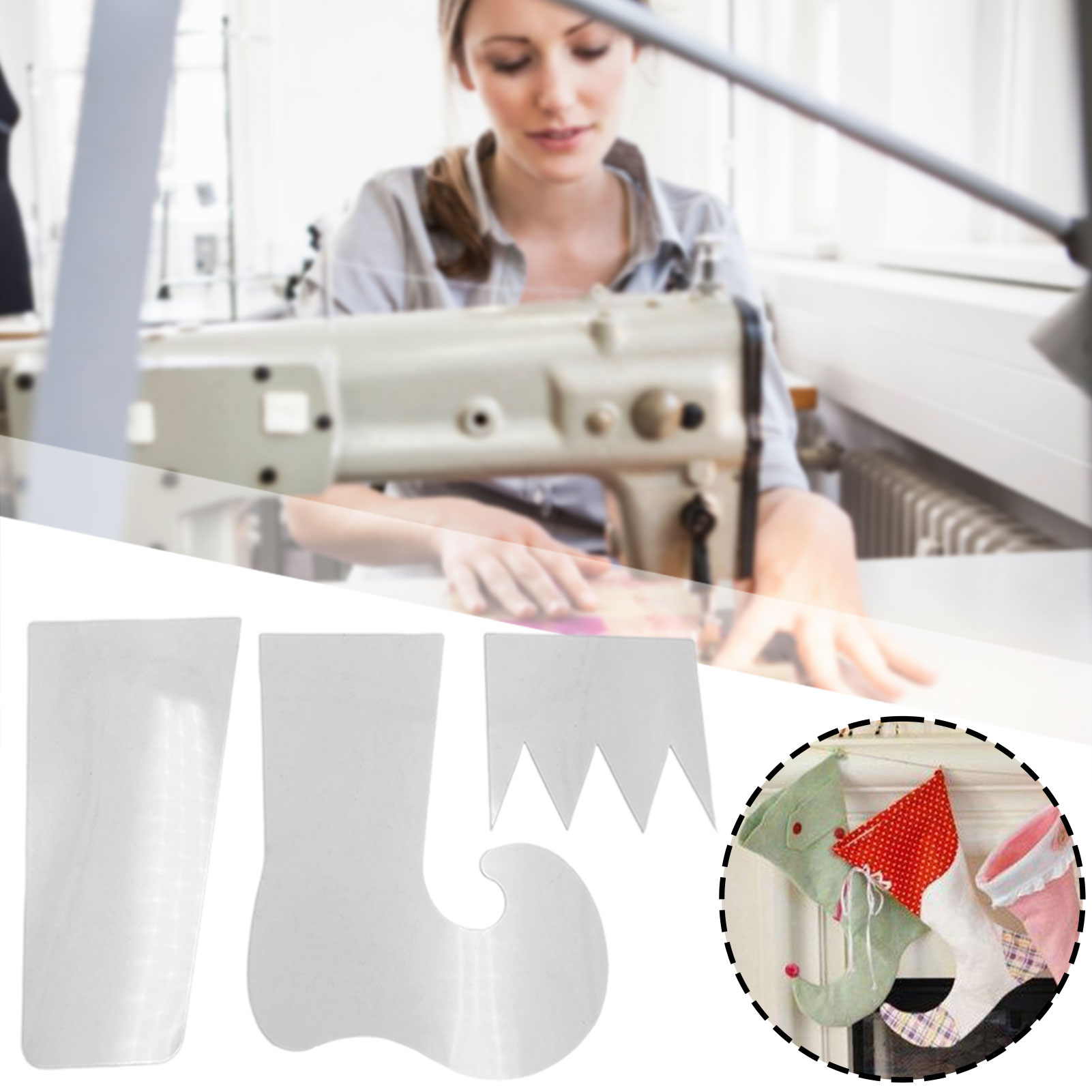 Ev İçin Plastik Kapitone Şablo - Embroidery Xmas Stocking incelemesi ve fiyatı