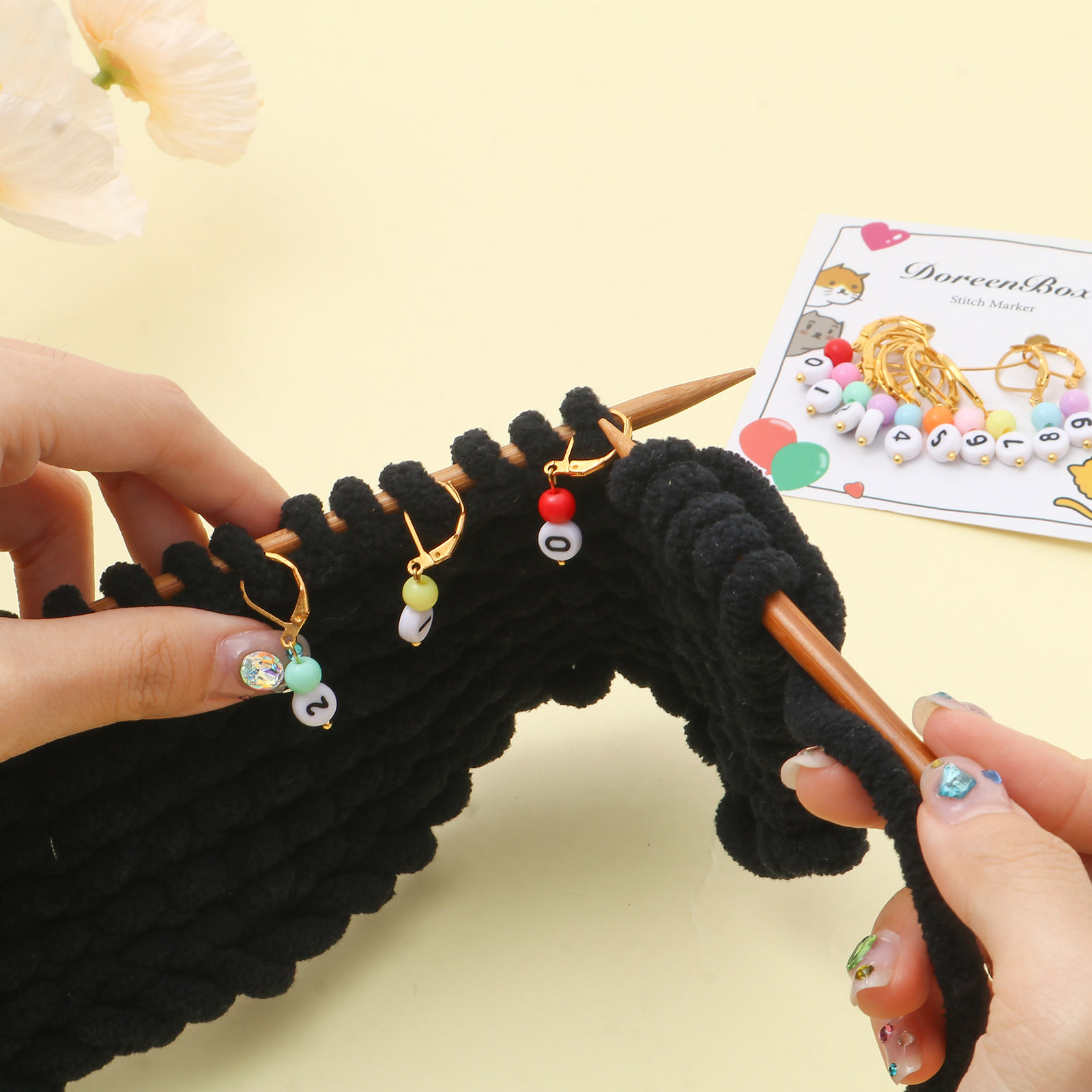 1 takım (10 adet/takım) bakır  - Stitch Marker Ring incelemesi ve fiyatı