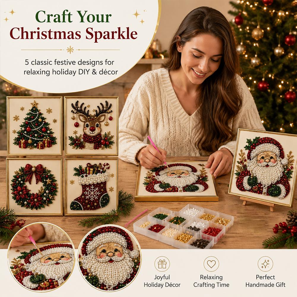 Noel Baba İnci Sanatı DIY Kiti - Embroidery Frame incelemesi ve fiyatı