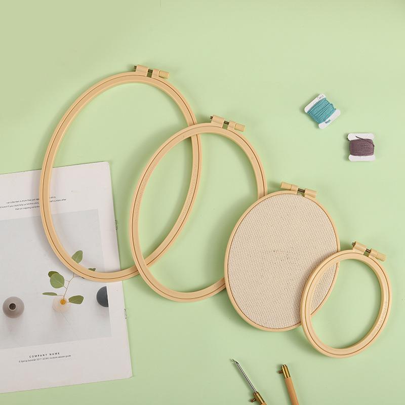 Taklit bambu plastik Oval ahşa - Stitch Marker Ring incelemesi ve fiyatı