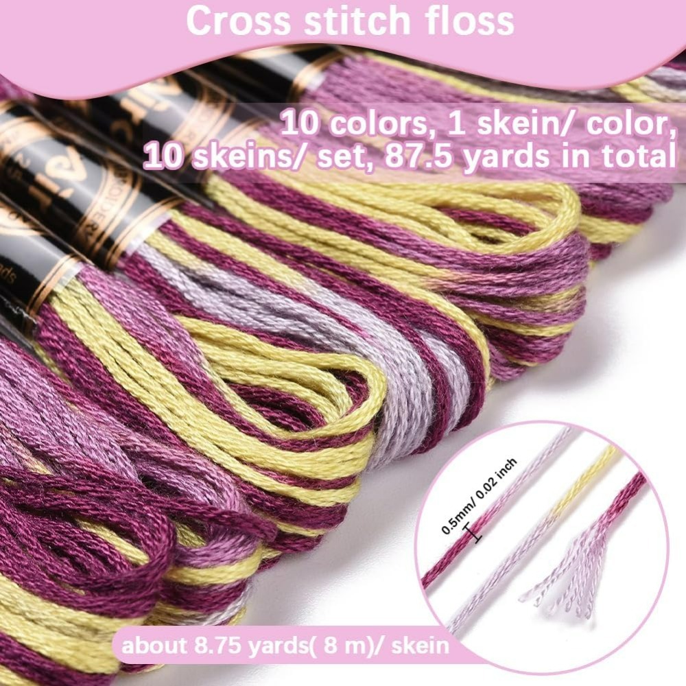 6 Iplikçik Mor Alacalı Nakış I - Embroidery Gift incelemesi ve fiyatı
