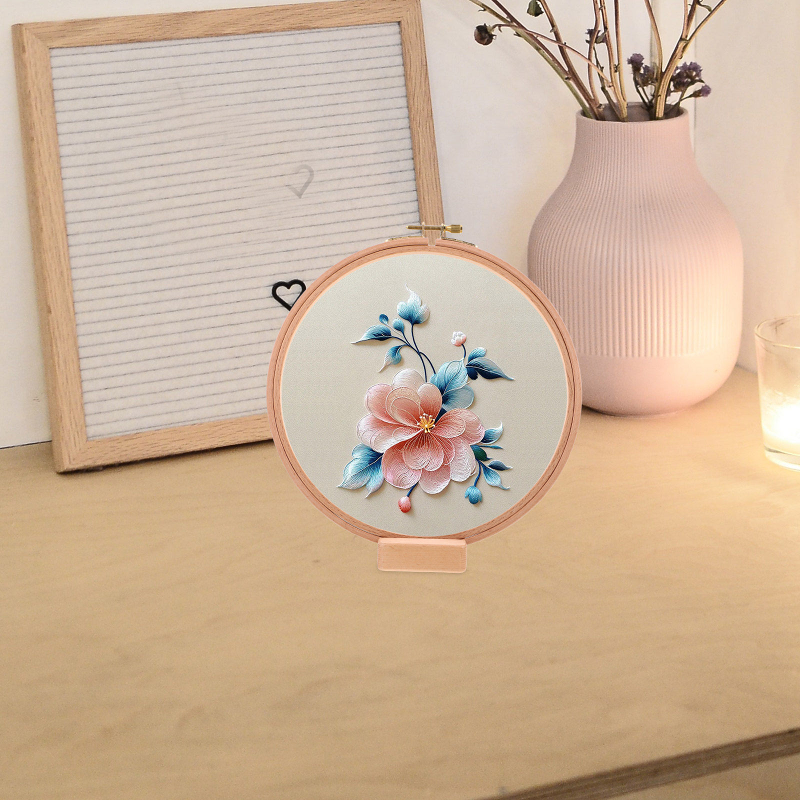 1 Set El Yapımı Ahşap Nakış Ka - Embroidery Frame incelemesi ve fiyatı