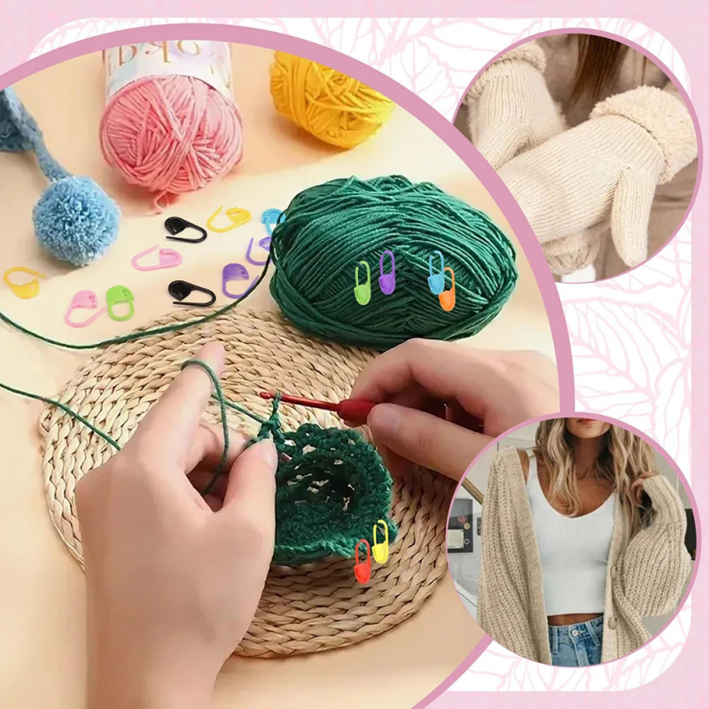 50/200/500 adet Örgü Tığ Aracı - Stitch Marker Ring incelemesi ve fiyatı