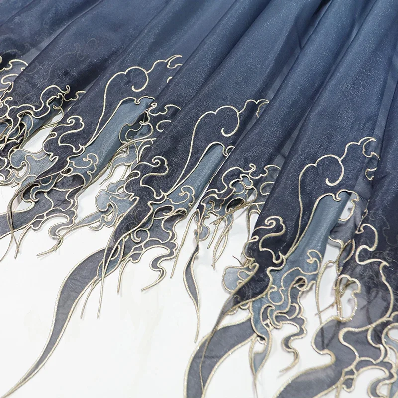 Çin Tarzı Nakış Lotus Yaprağı  - Embroidery Fabric incelemesi ve fiyatı