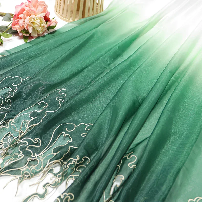 Çin Tarzı Nakış Lotus Yaprağı  - Embroidery Fabric incelemesi ve fiyatı
