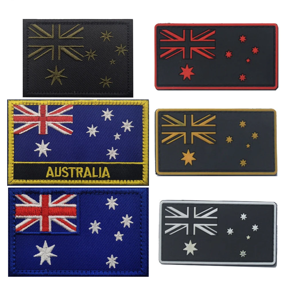 Avustralya bayrakları IR yansı - Embroidery In Australia incelemesi ve fiyatı