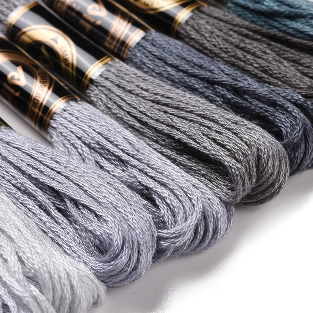 8 Skeins 70 Metre Gri Dostluk  - Embroidery Thread Yarn incelemesi ve fiyatı