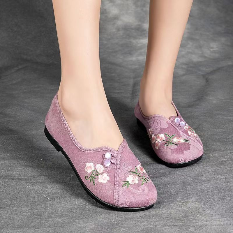 Çin Tarzı Kadın Düz Taban İşle - Embroidery Fabric incelemesi ve fiyatı