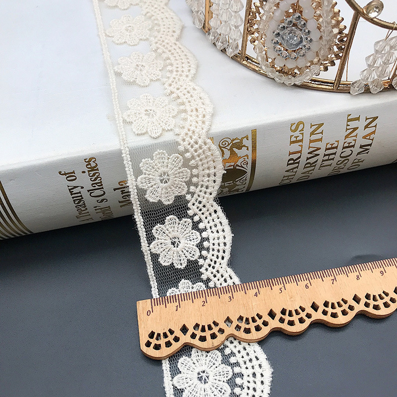 3 Yards/Lot Nakış Beyaz Bej Pa - Embroidery Thread Yarn incelemesi ve fiyatı