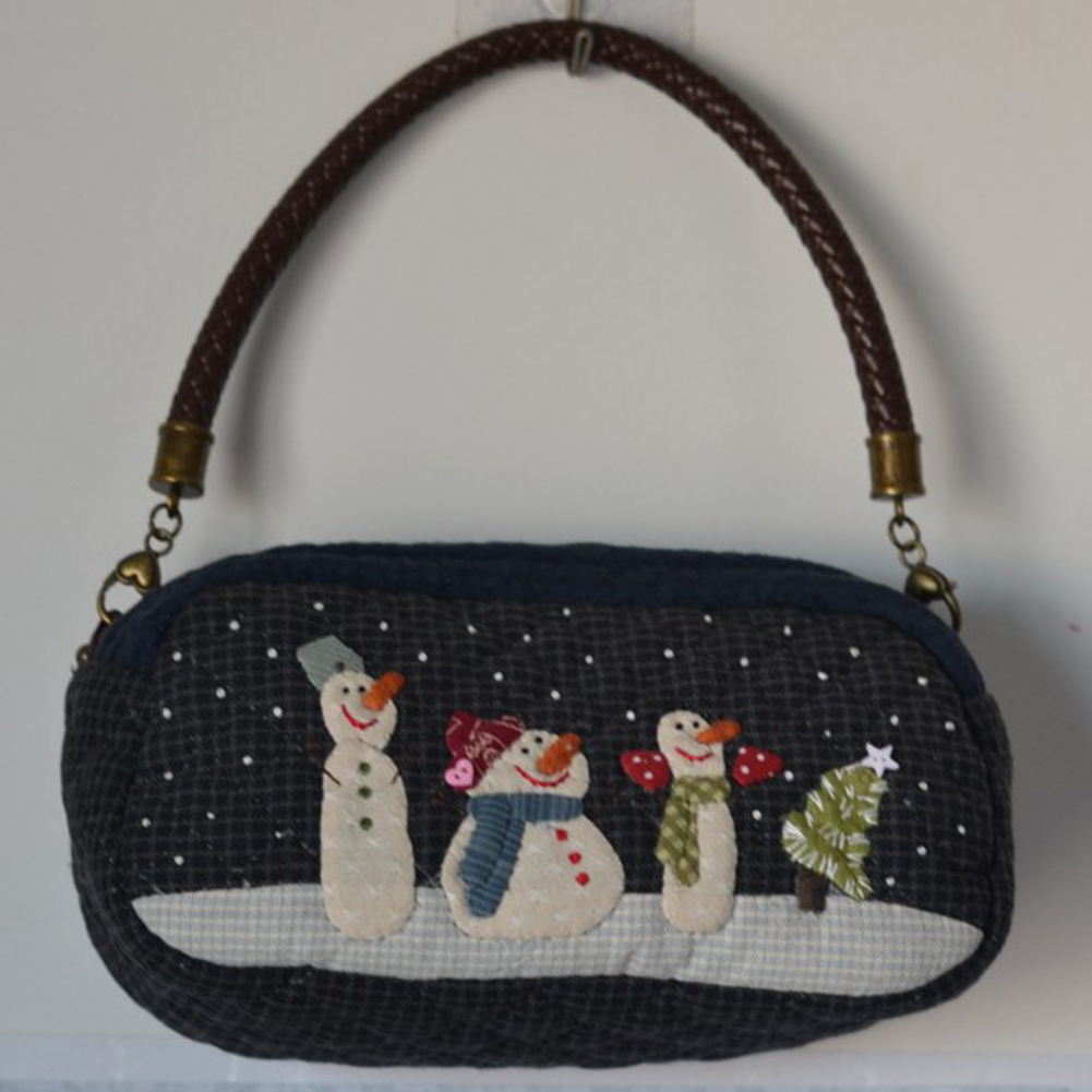 DIY Kar Omuz Çantası Patchwork - Embroidery Xmas Stocking incelemesi ve fiyatı
