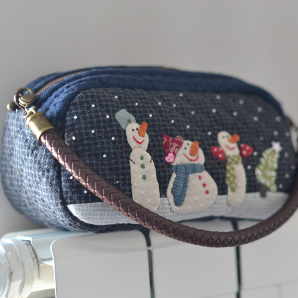 DIY Kar Omuz Çantası Patchwork - Embroidery Xmas Stocking incelemesi ve fiyatı