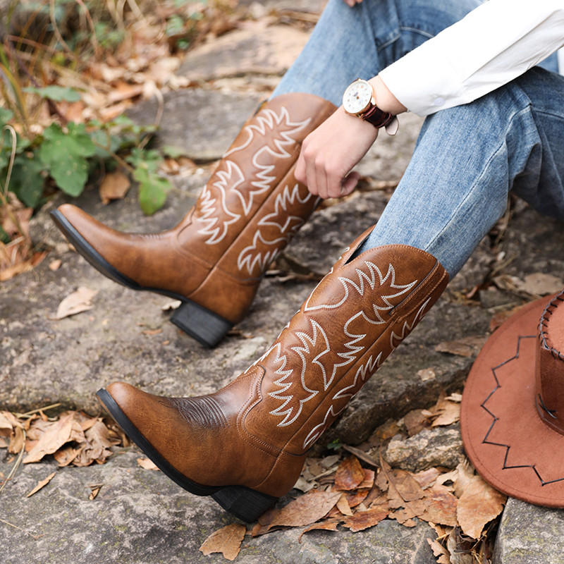 Yeni Erkek El Yapımı Kovboy Bo - Embroidery Fabric incelemesi ve fiyatı